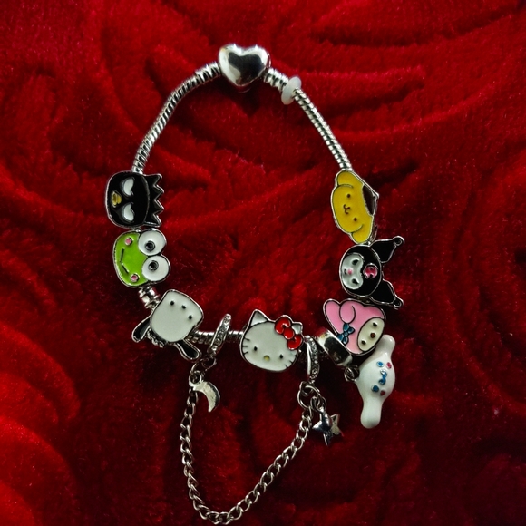 Hello Kitty Jewelry Hello Kitty Sanrio Charm Bracelet Poshmark